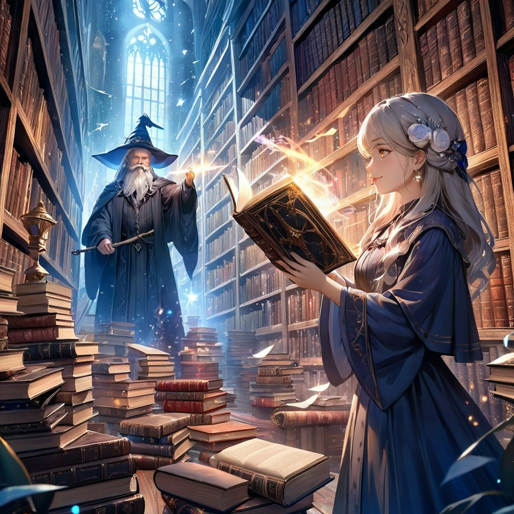 秘密の図書館：少女と魔法使いの物語