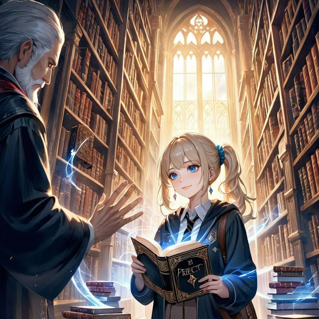 秘密の図書館：少女と魔法使いの物語