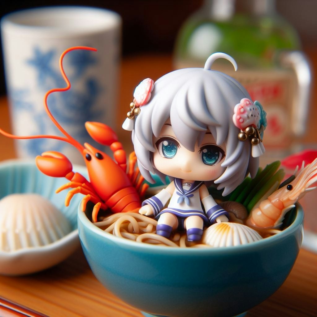 ねんどろいどseafood noodle