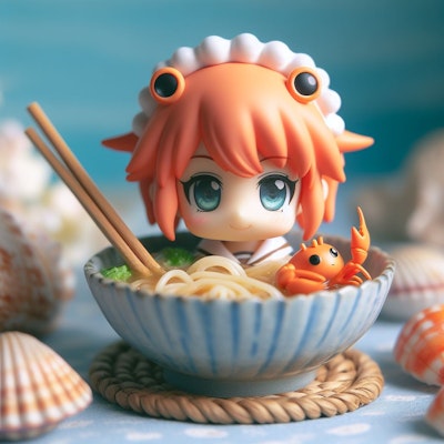ねんどろいどseafood noodle