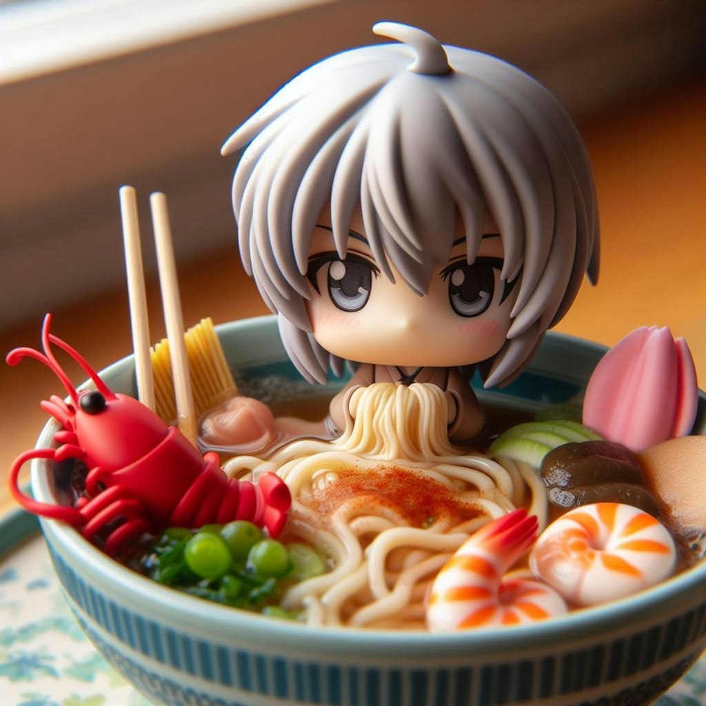 ねんどろいどseafood noodle