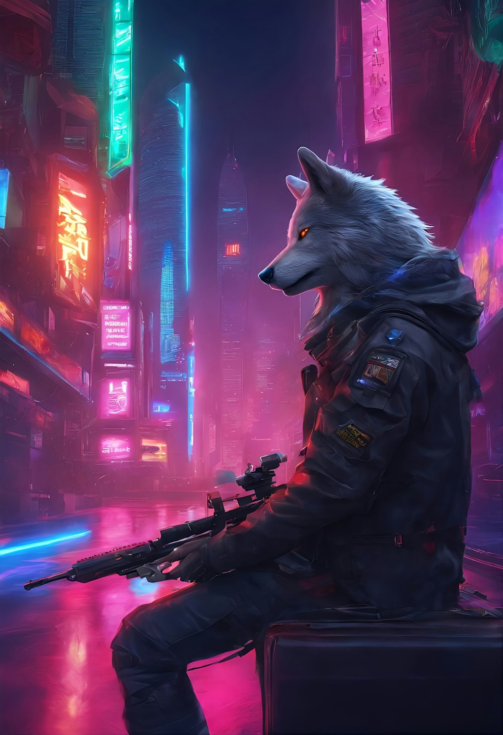 werewolf　cyber punk