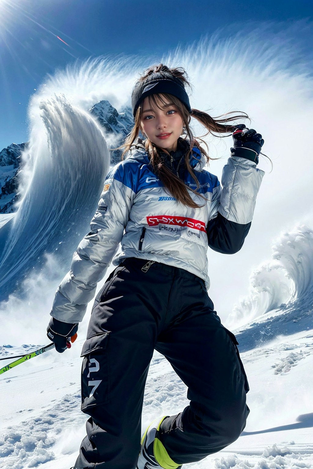 スキーのお姉さん