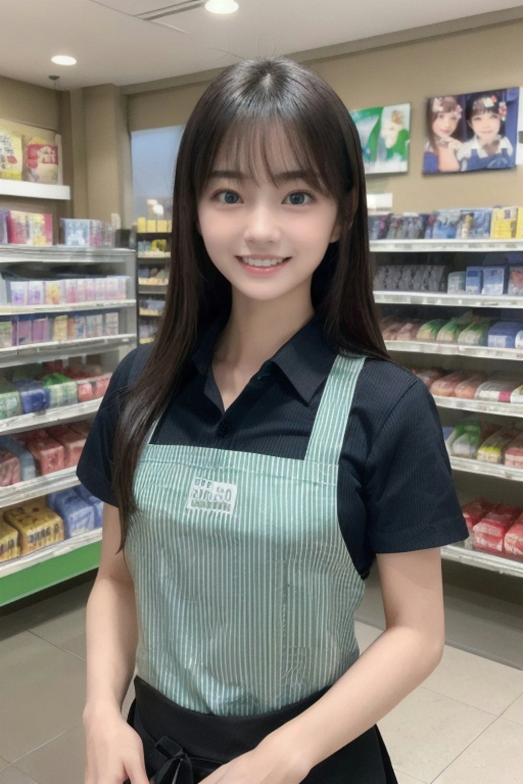 コンビニの看板娘