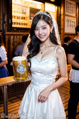 ビール好きの花嫁
