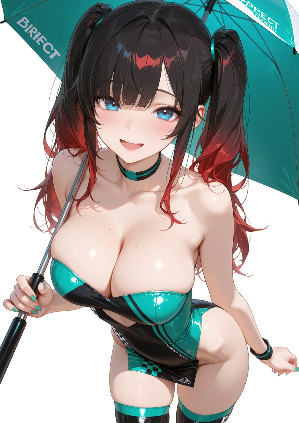 レースクイーンの娘・・・TOP目指して爆走してね♡