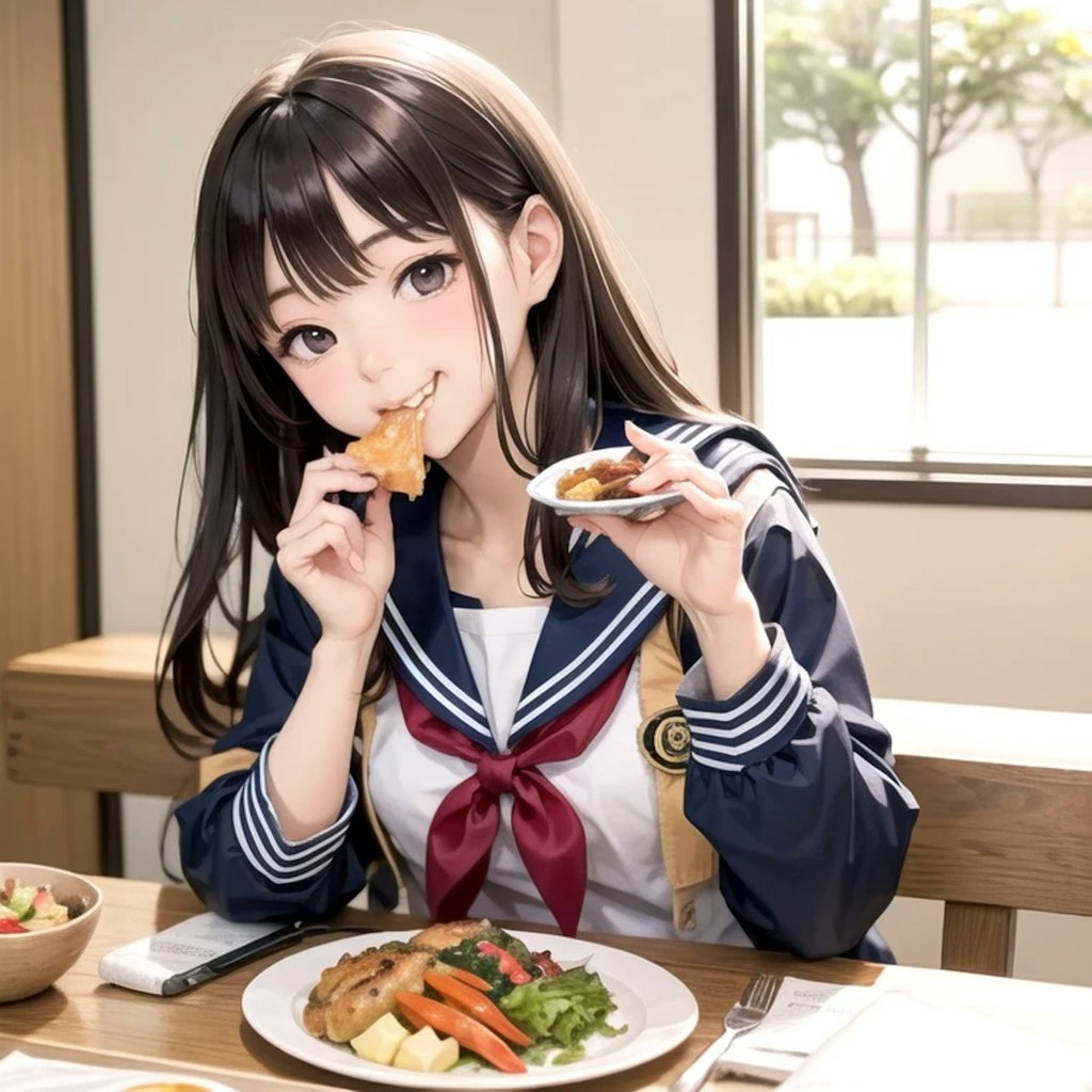お兄ちゃんにちょっとだけあげるっ