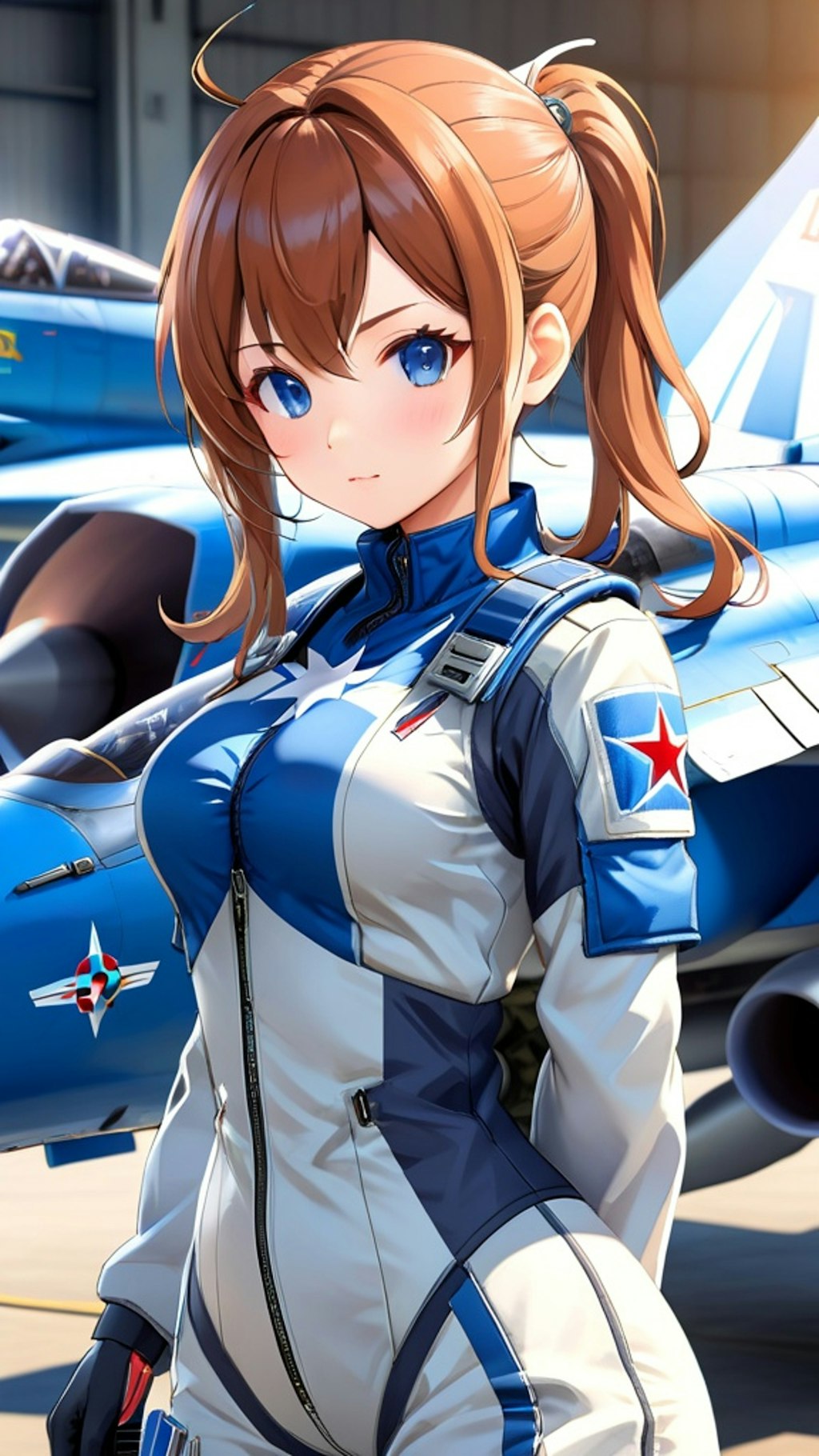 戦闘機　擬人化　ブルーインパルス