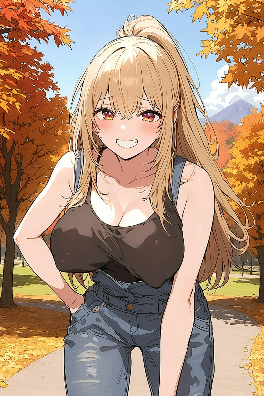 紅葉と巨乳お姉さん( ˘ω˘ )