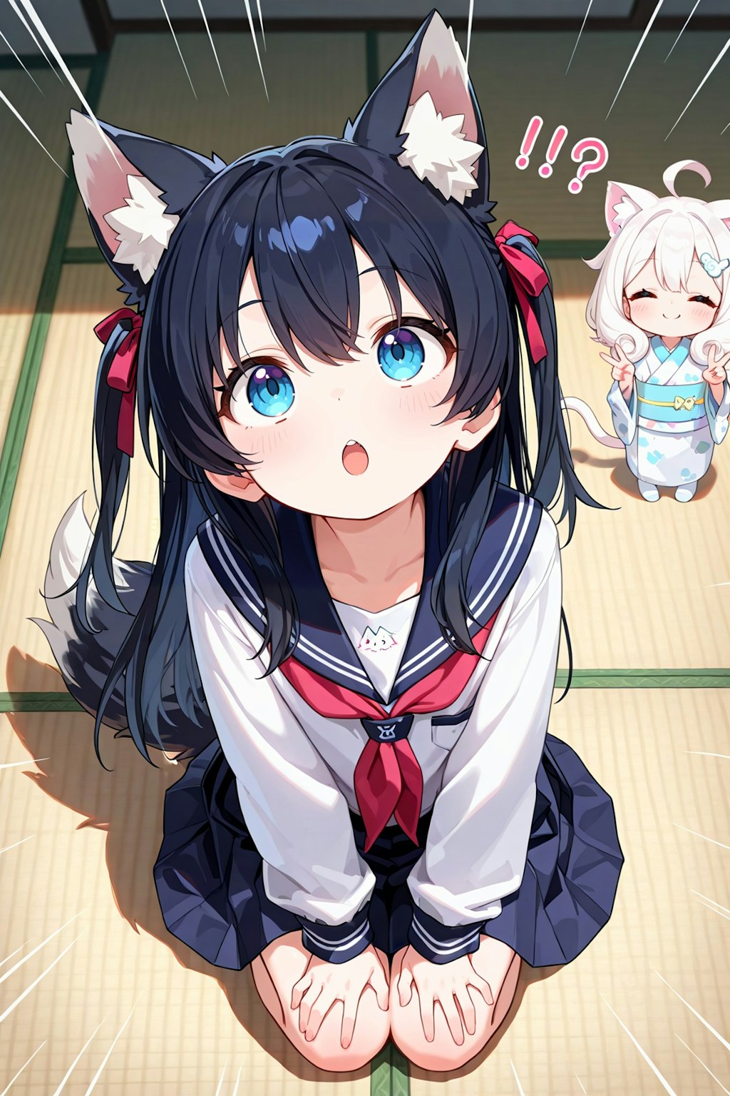 cyan motoさんちのナルヨちゃんをお望み通りケモミミにしていくぅ～！
