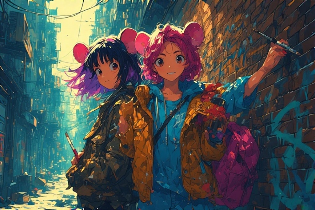 路地裏アーティスト