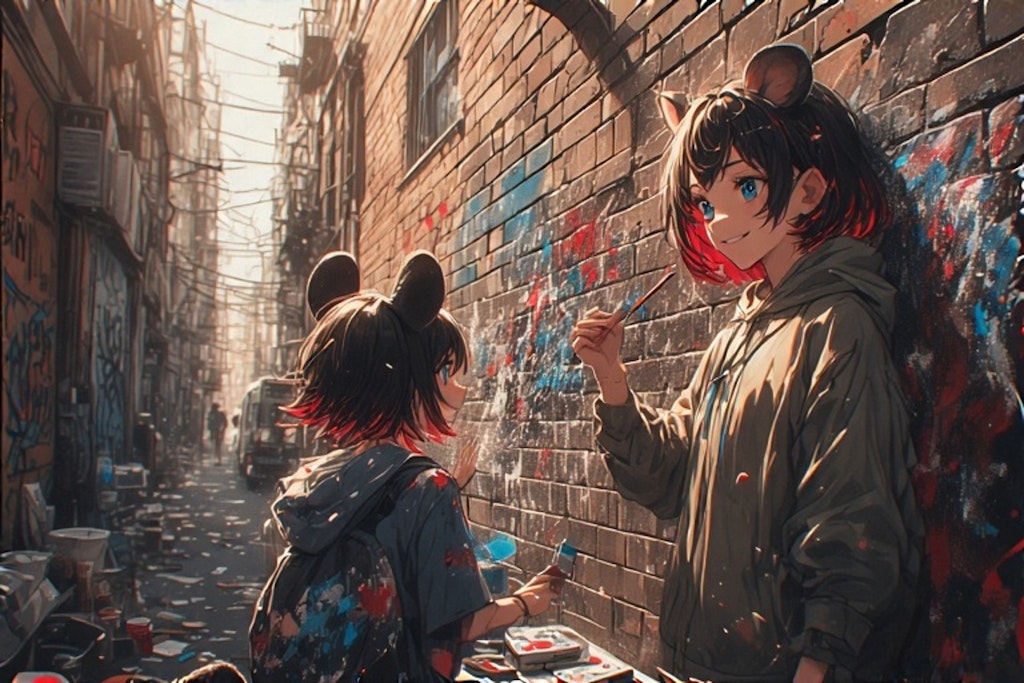路地裏アーティスト