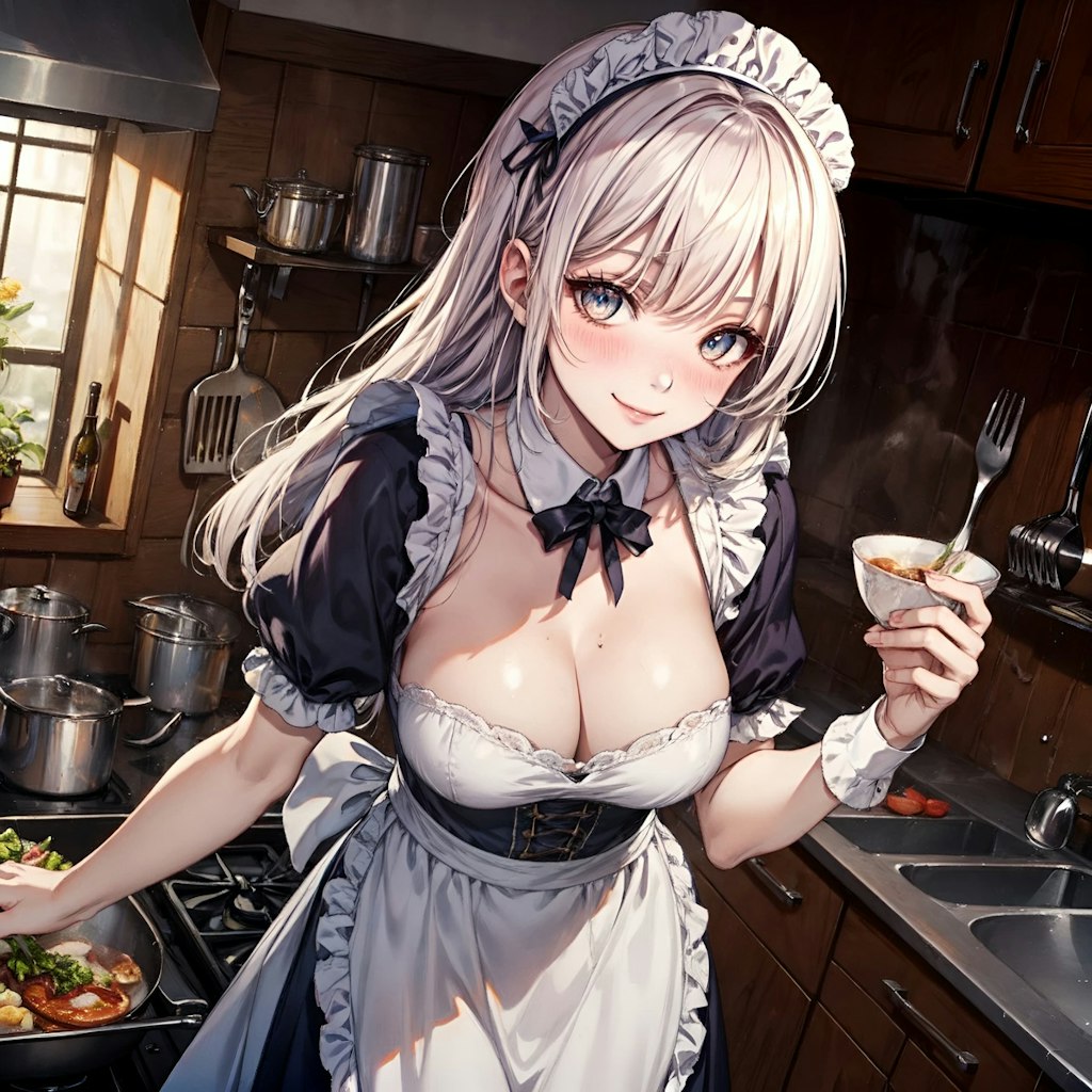 我が家のメイドさん/I'll make a delicious dinner！