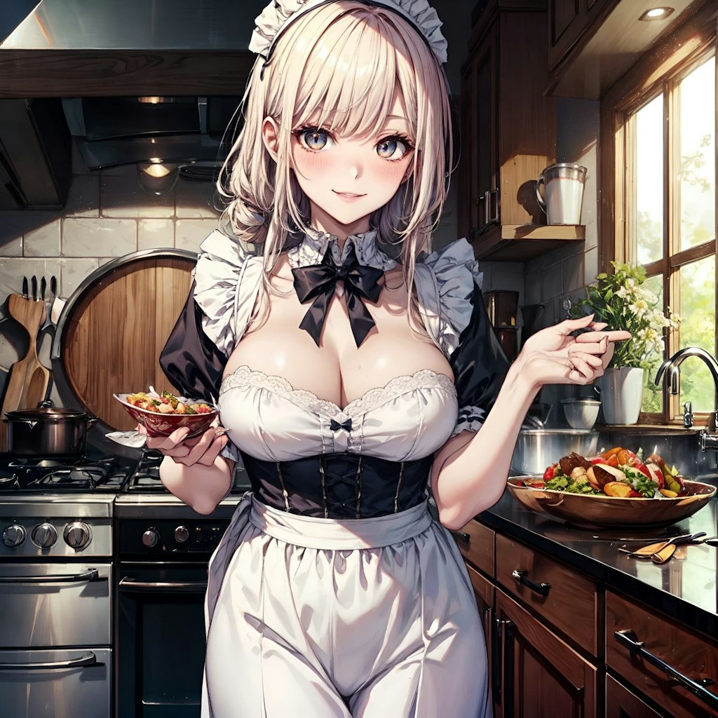 我が家のメイドさん/I'll make a delicious dinner！