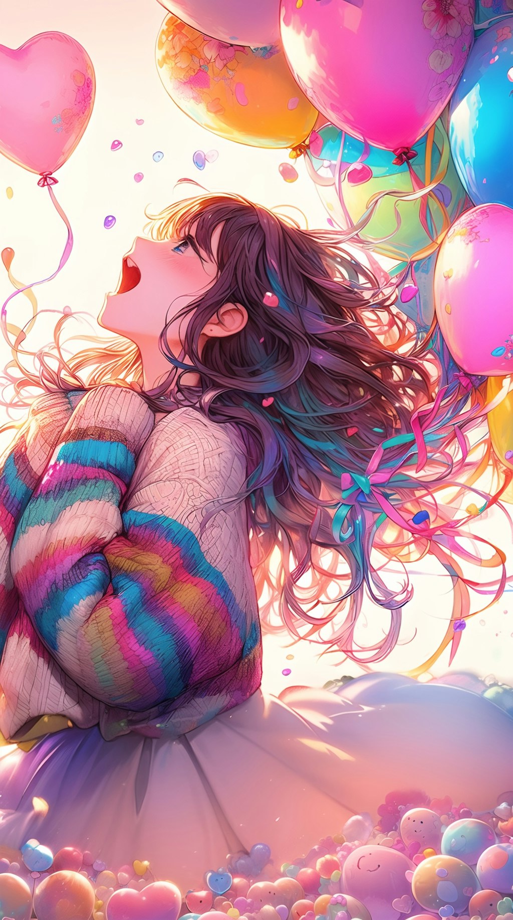 Balloons of Happiness and Magical Auras