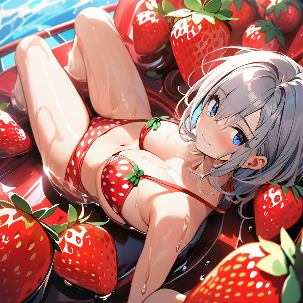 イチゴを召し上がれ♪🍓