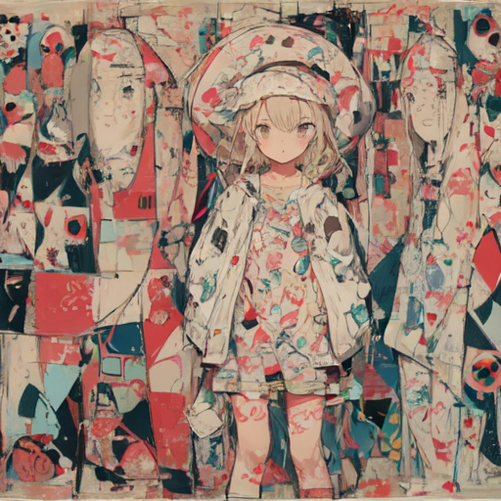 dubuffet girl習作集１