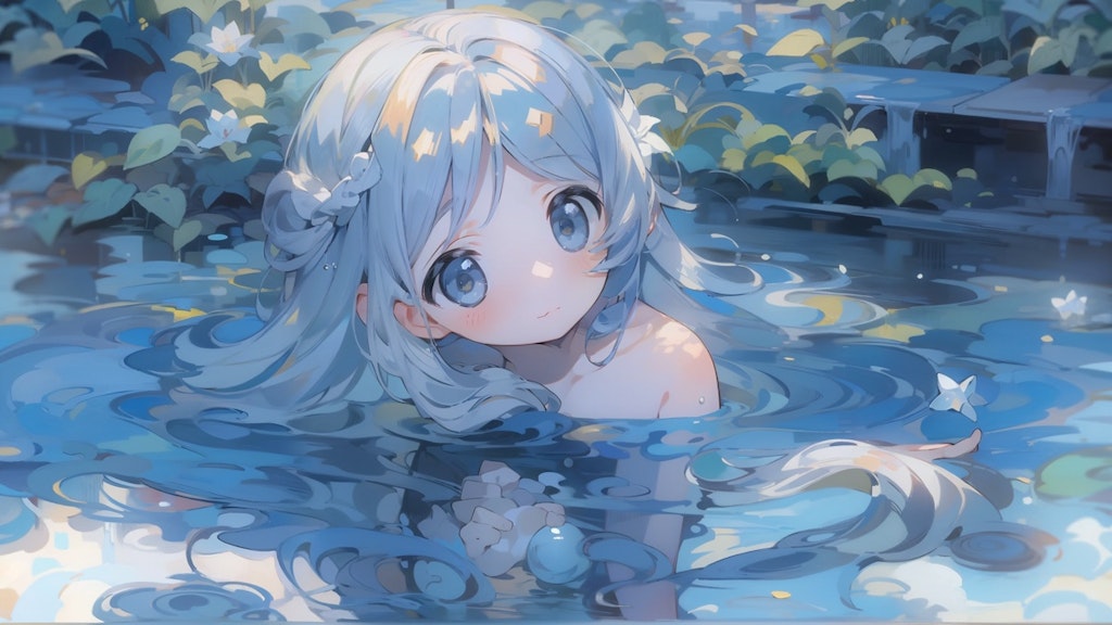 水浴び