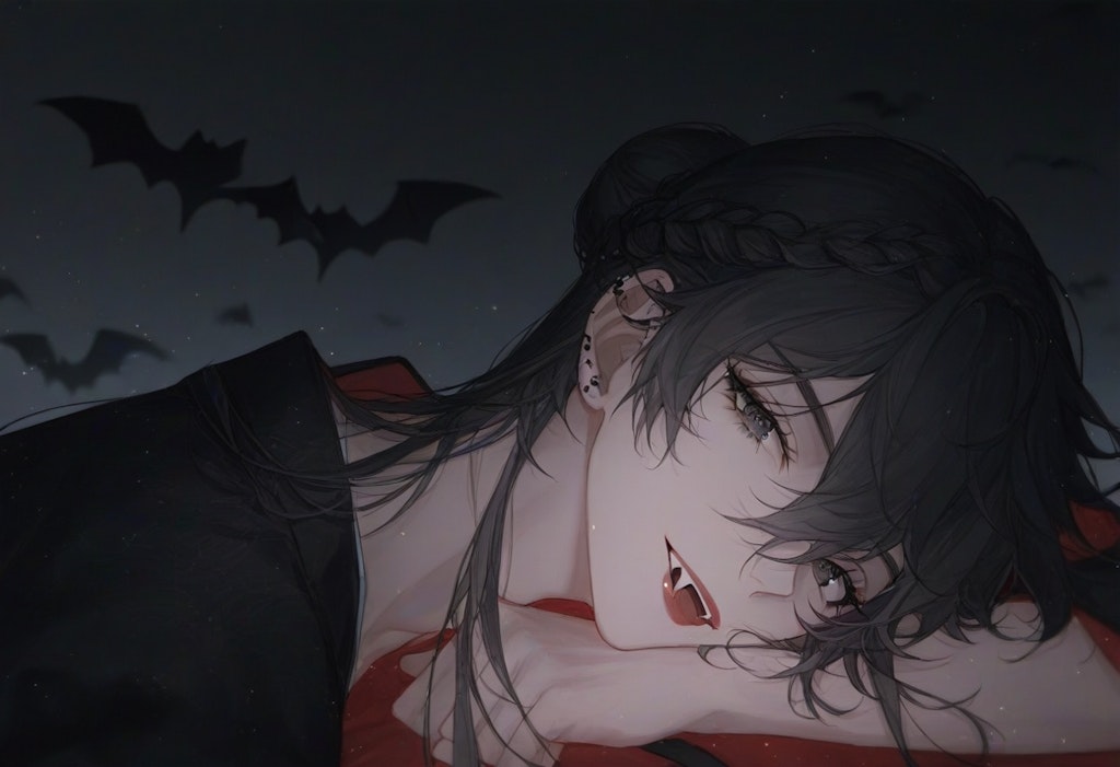 vampire kimono style