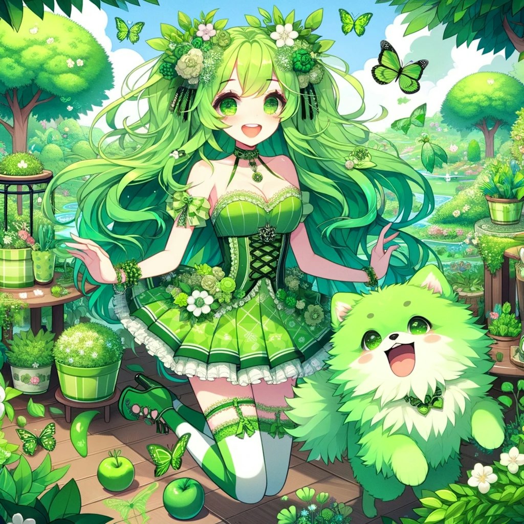 A happy green life