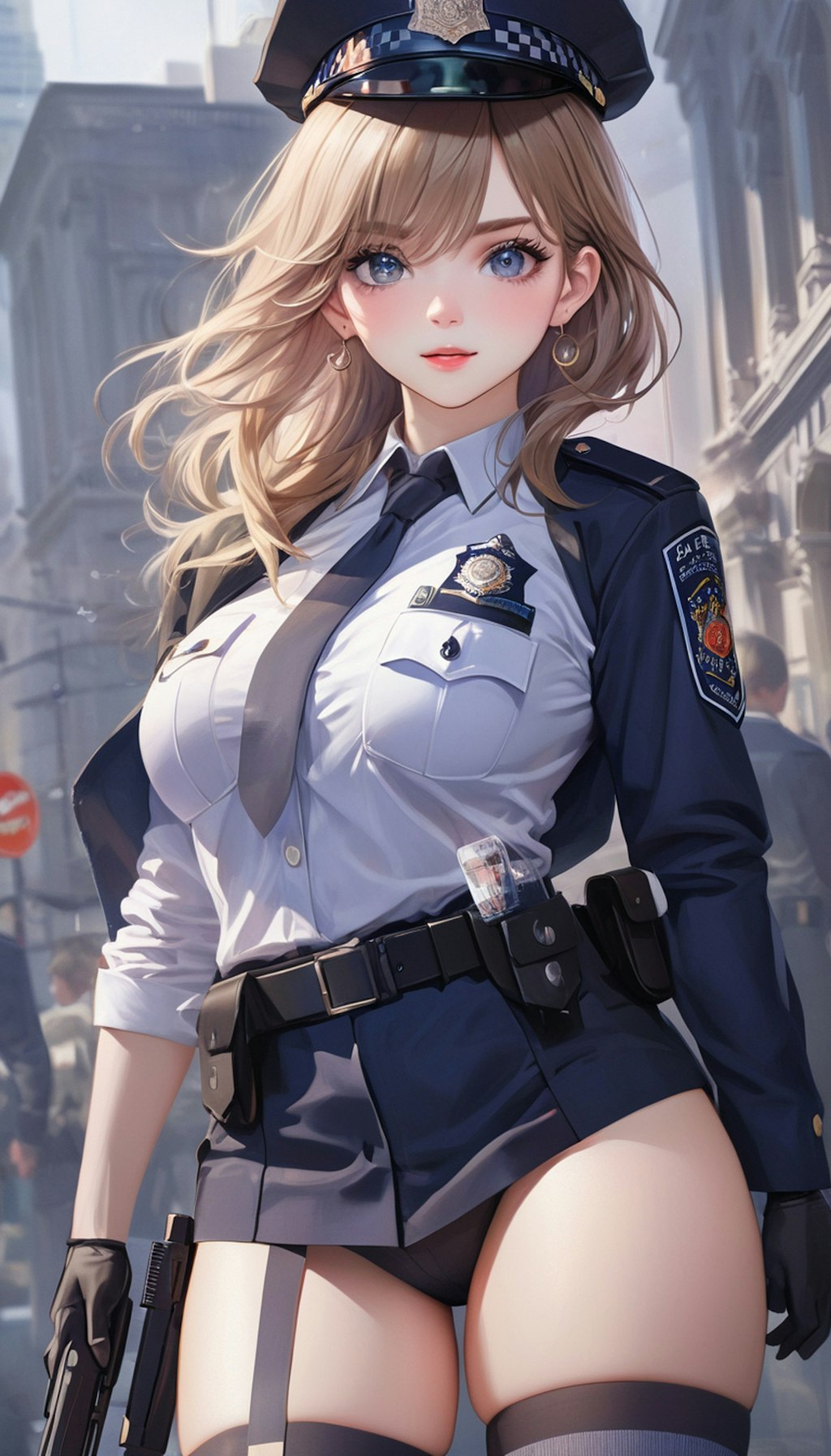 ニーハイ警部　逮捕して欲しい❤️