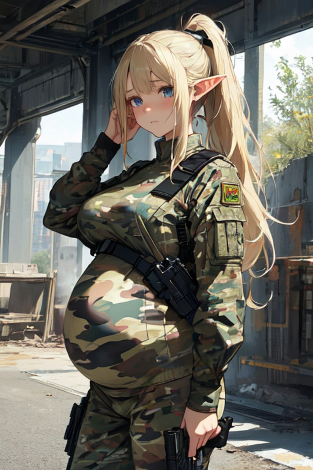 戦闘妊娠少女４