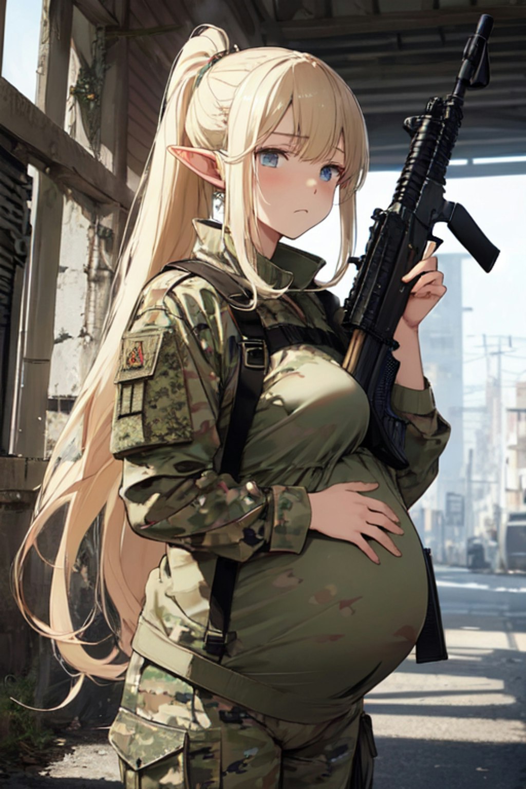 戦闘妊娠少女４