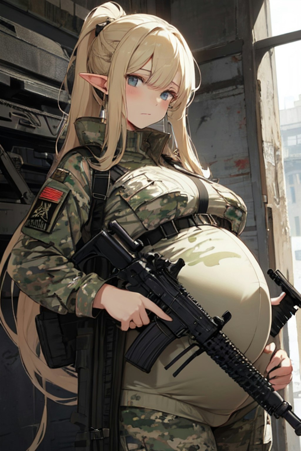 戦闘妊娠少女４