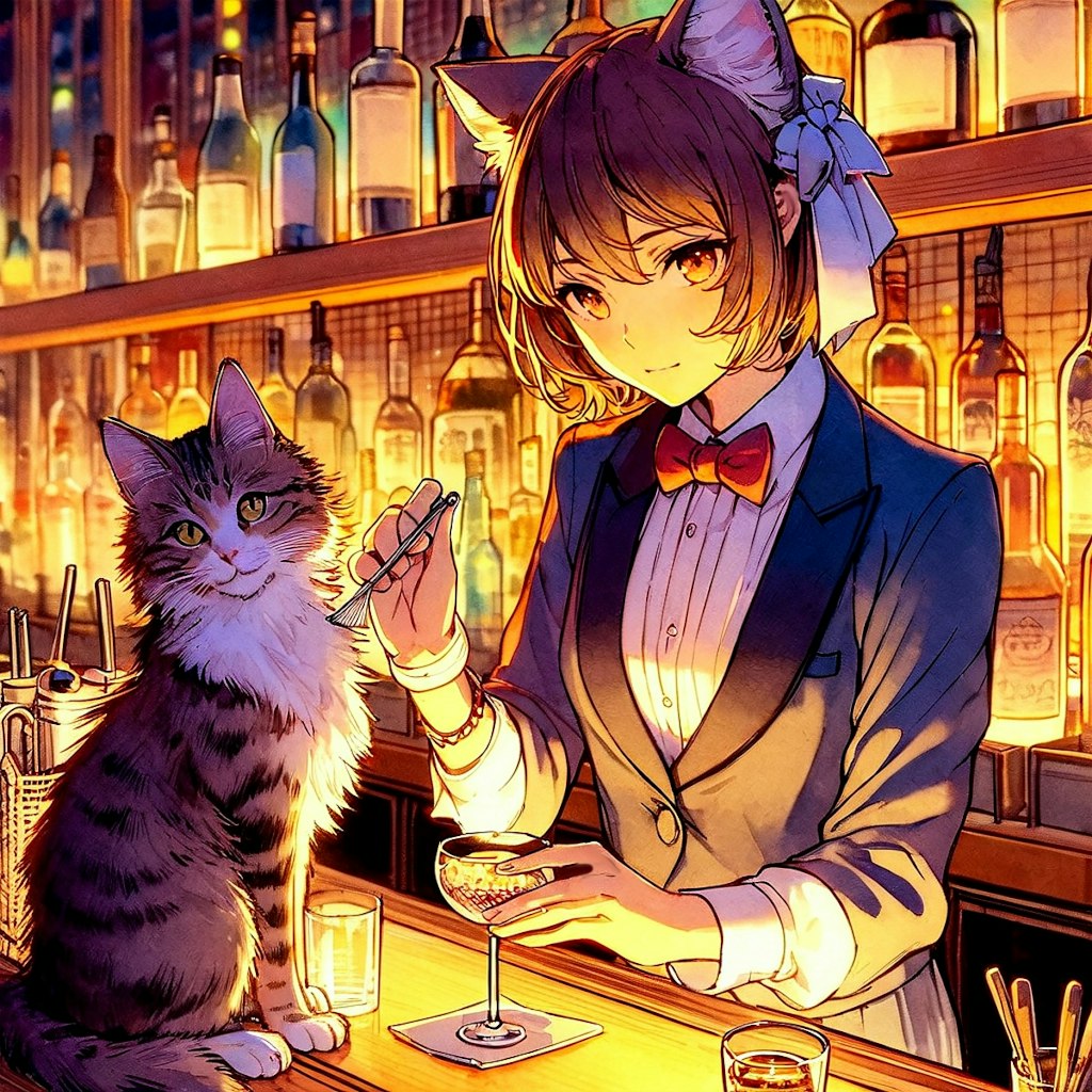 夜は猫の時間
