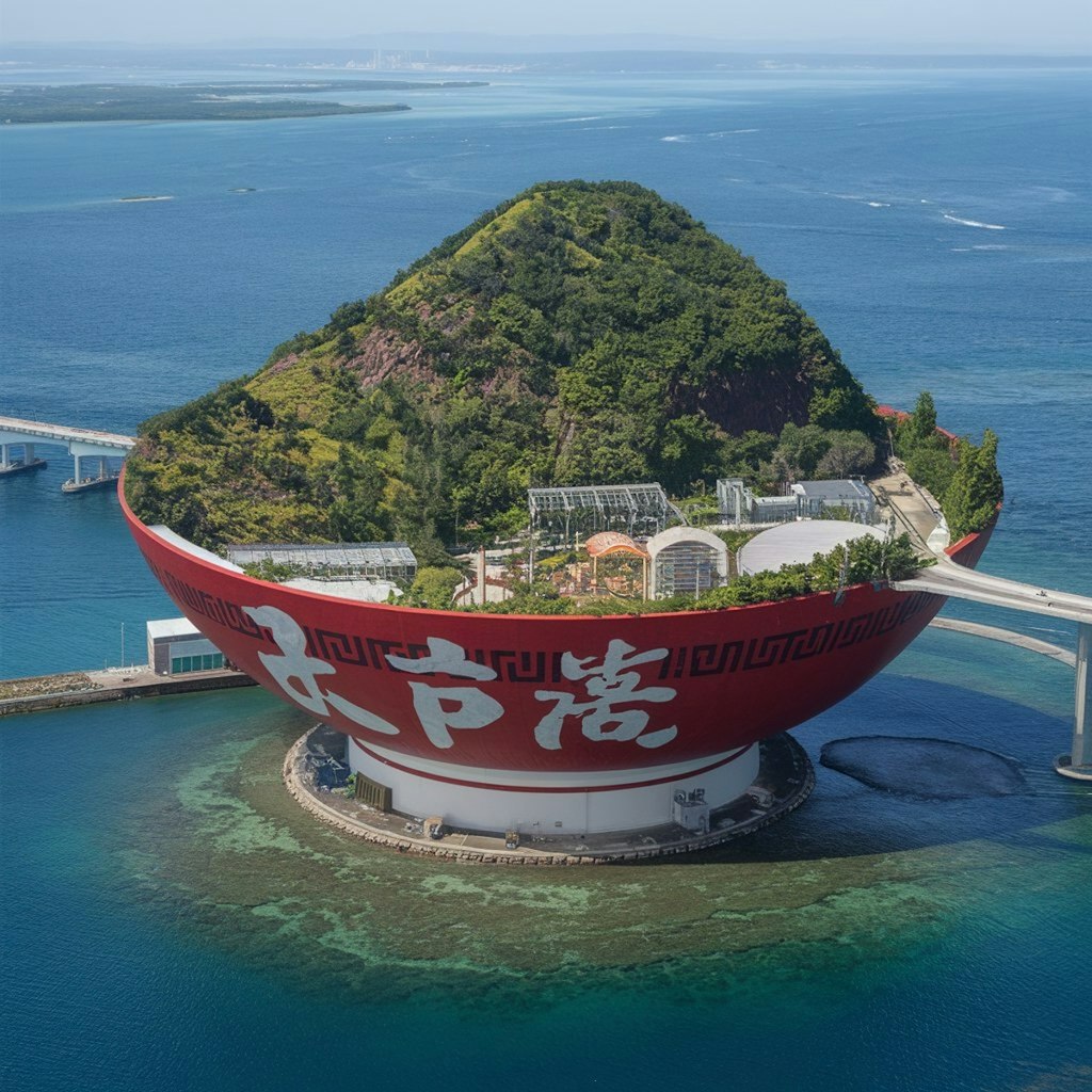 拉麺丼型人工島