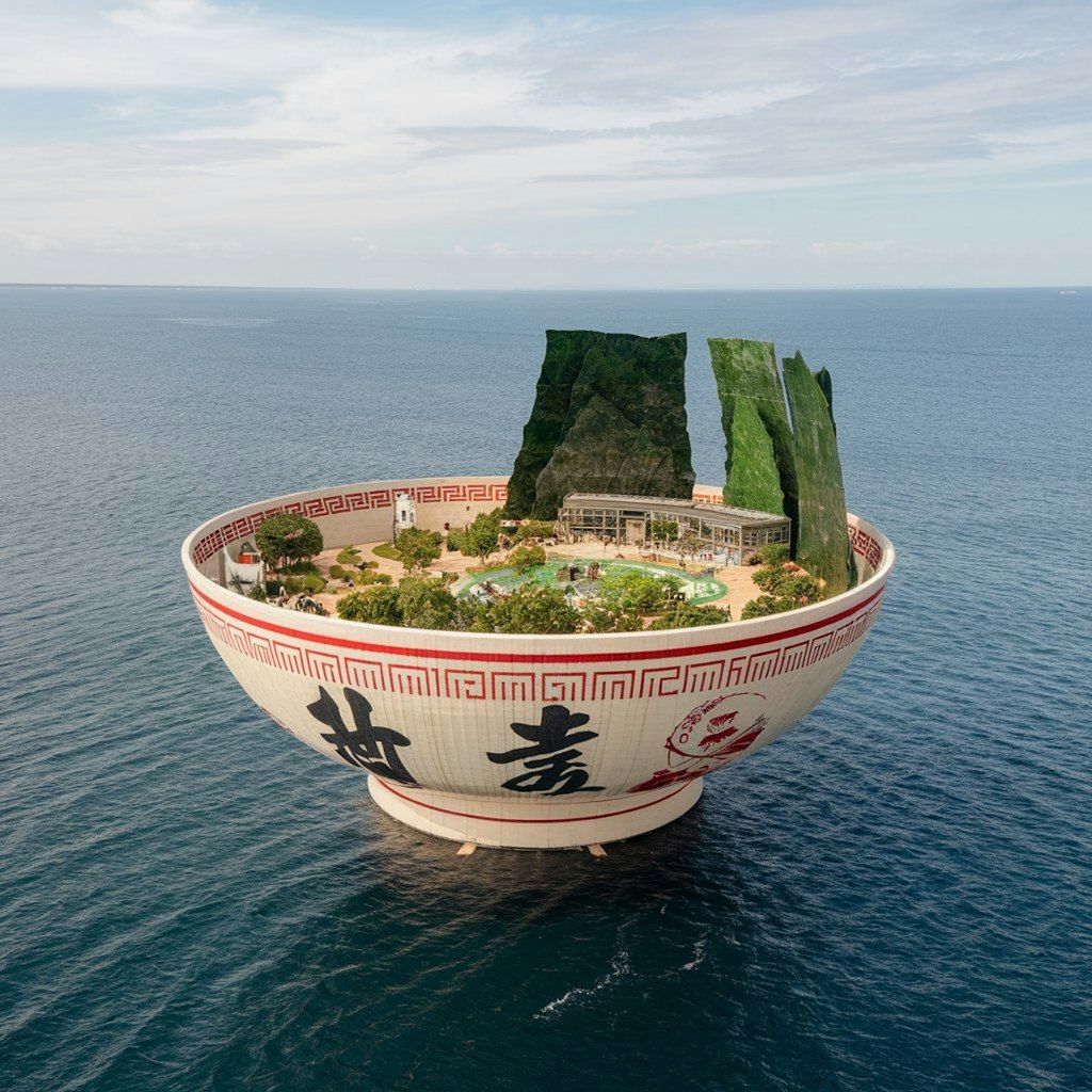 拉麺丼型人工島