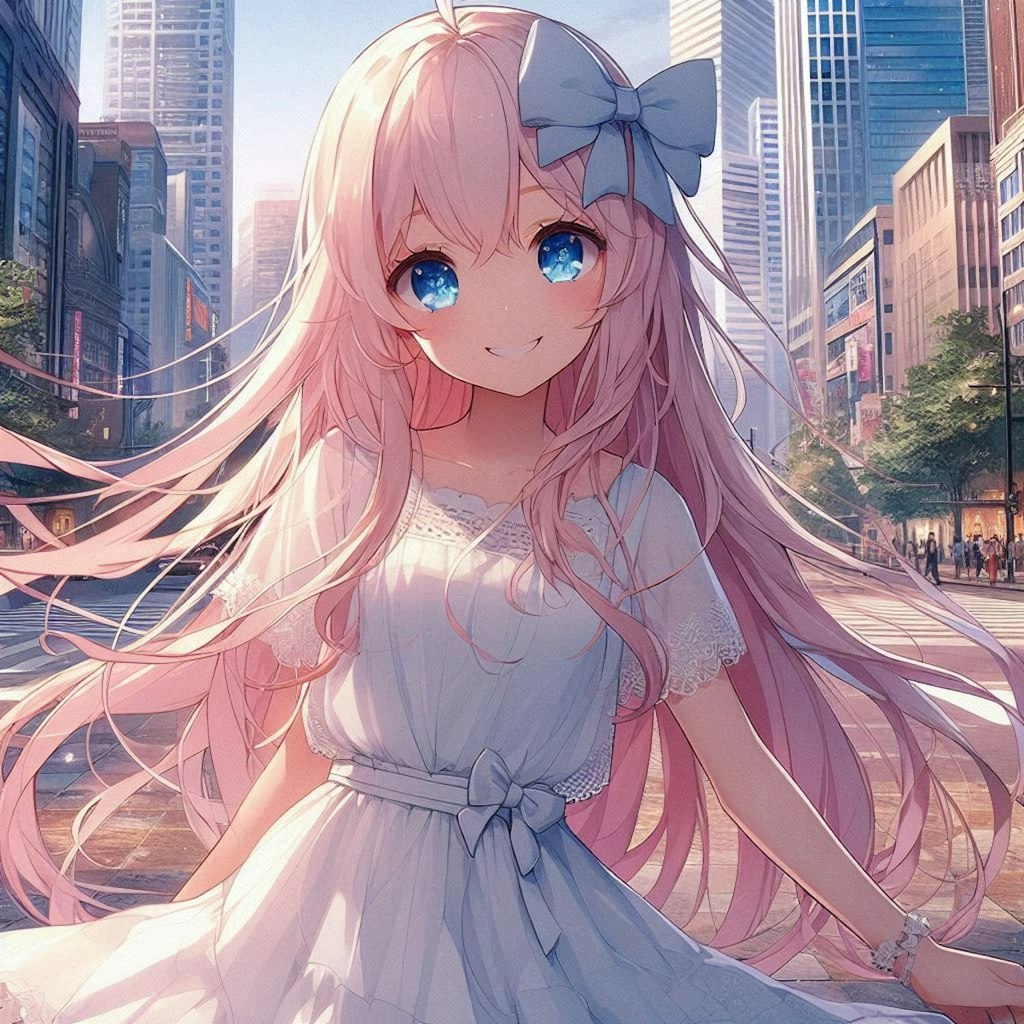 都会の女の子 city girl