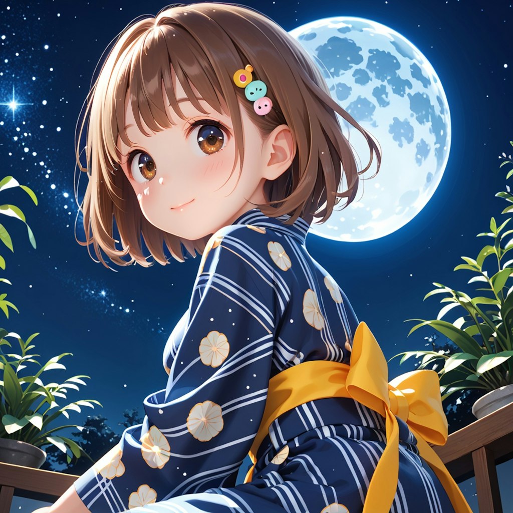 君と夜空