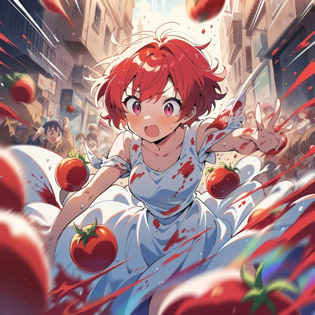 トマト投げ祭り