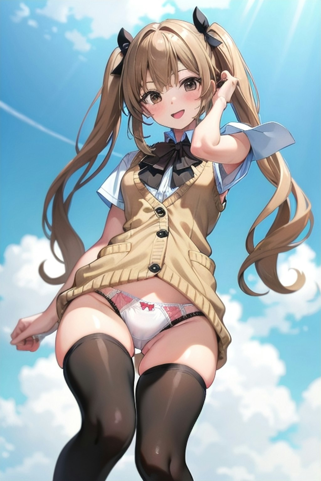 School twintails girl