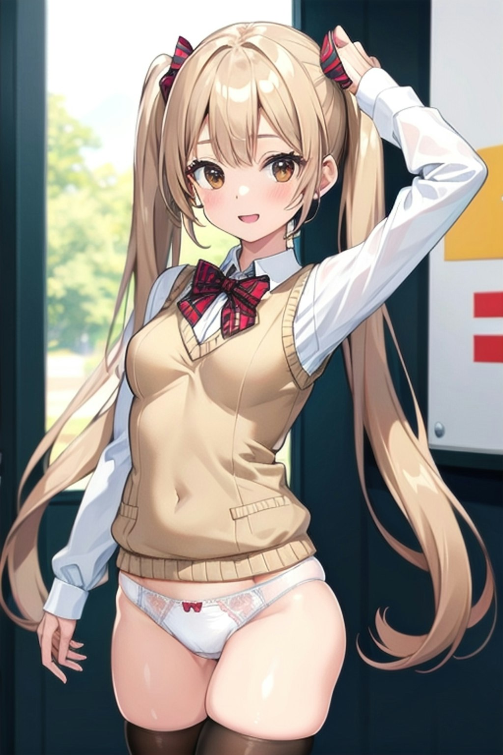 School twintails girl