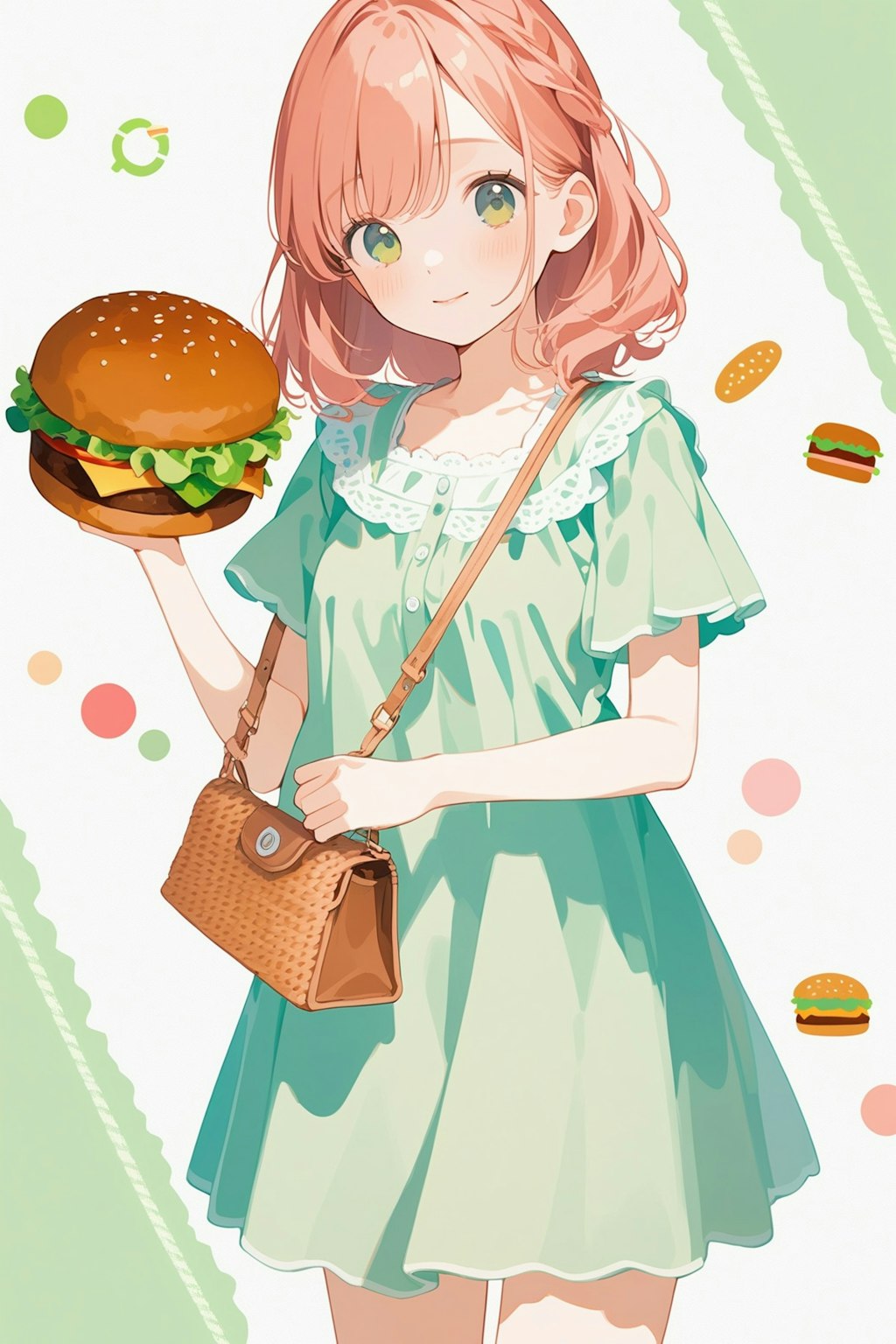 hamburger background