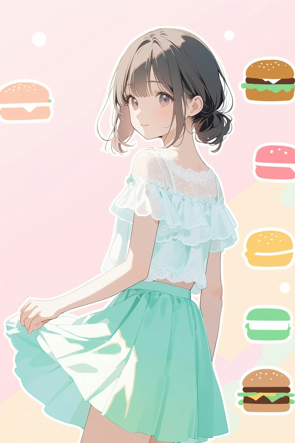 hamburger background