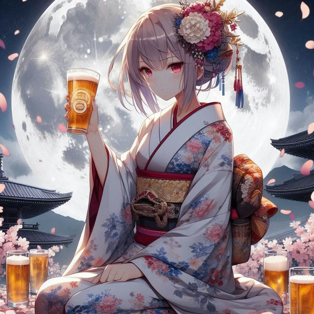 月見ビール🍺