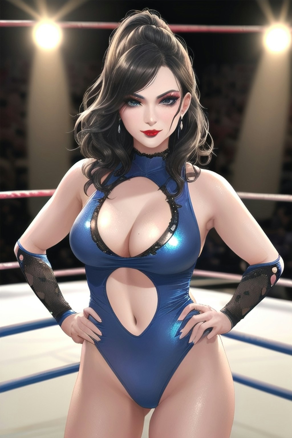 ベテラン女子プロレスラー