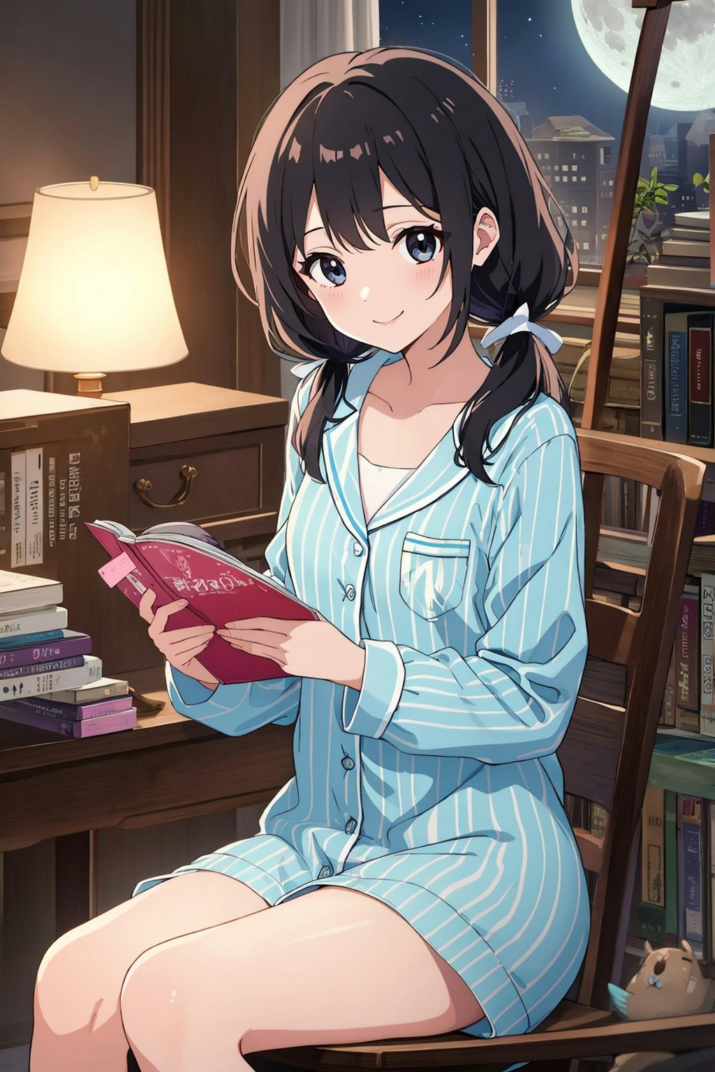 夜長の読書タイム