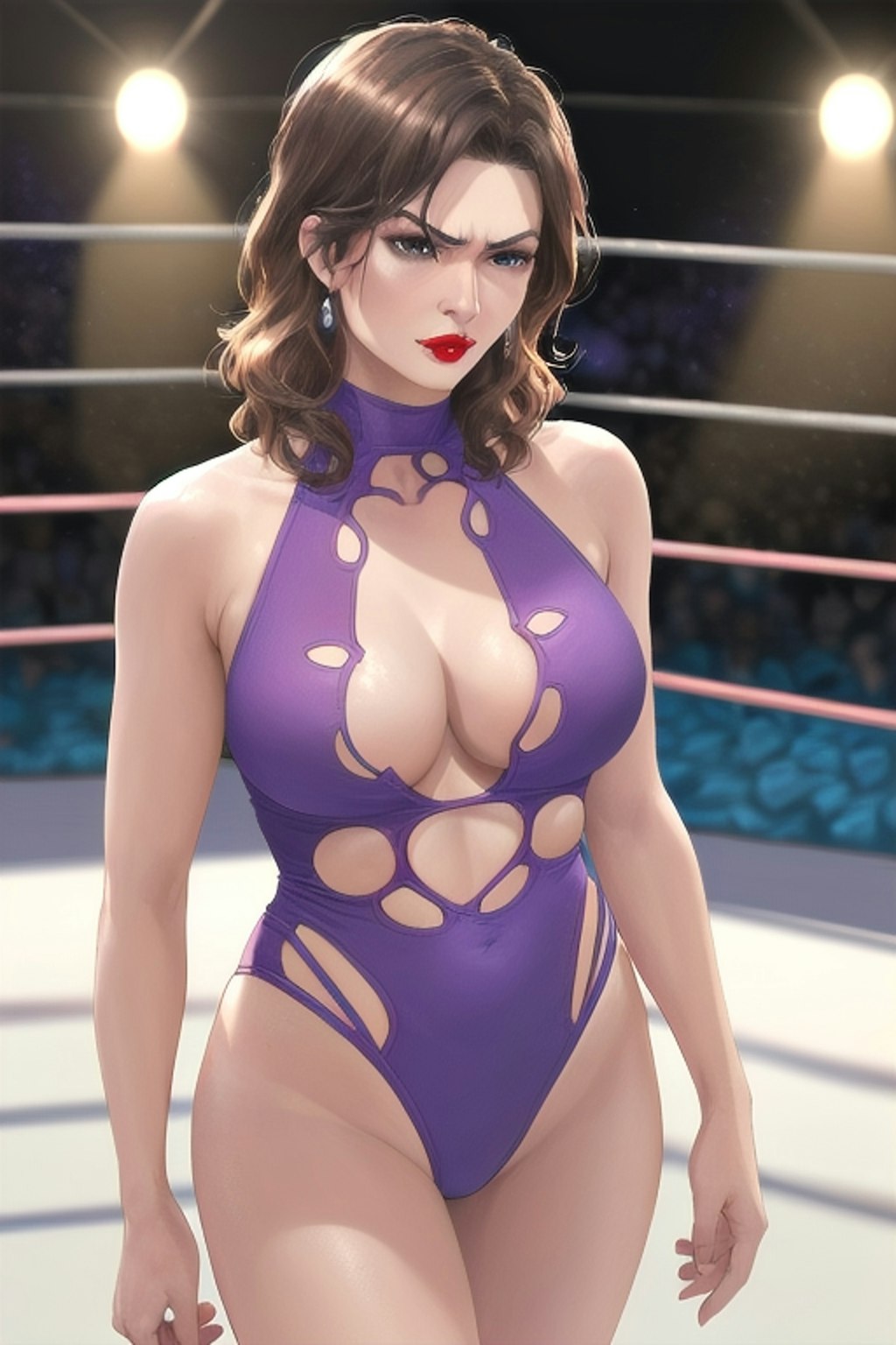 怒りの女子プロレスラー