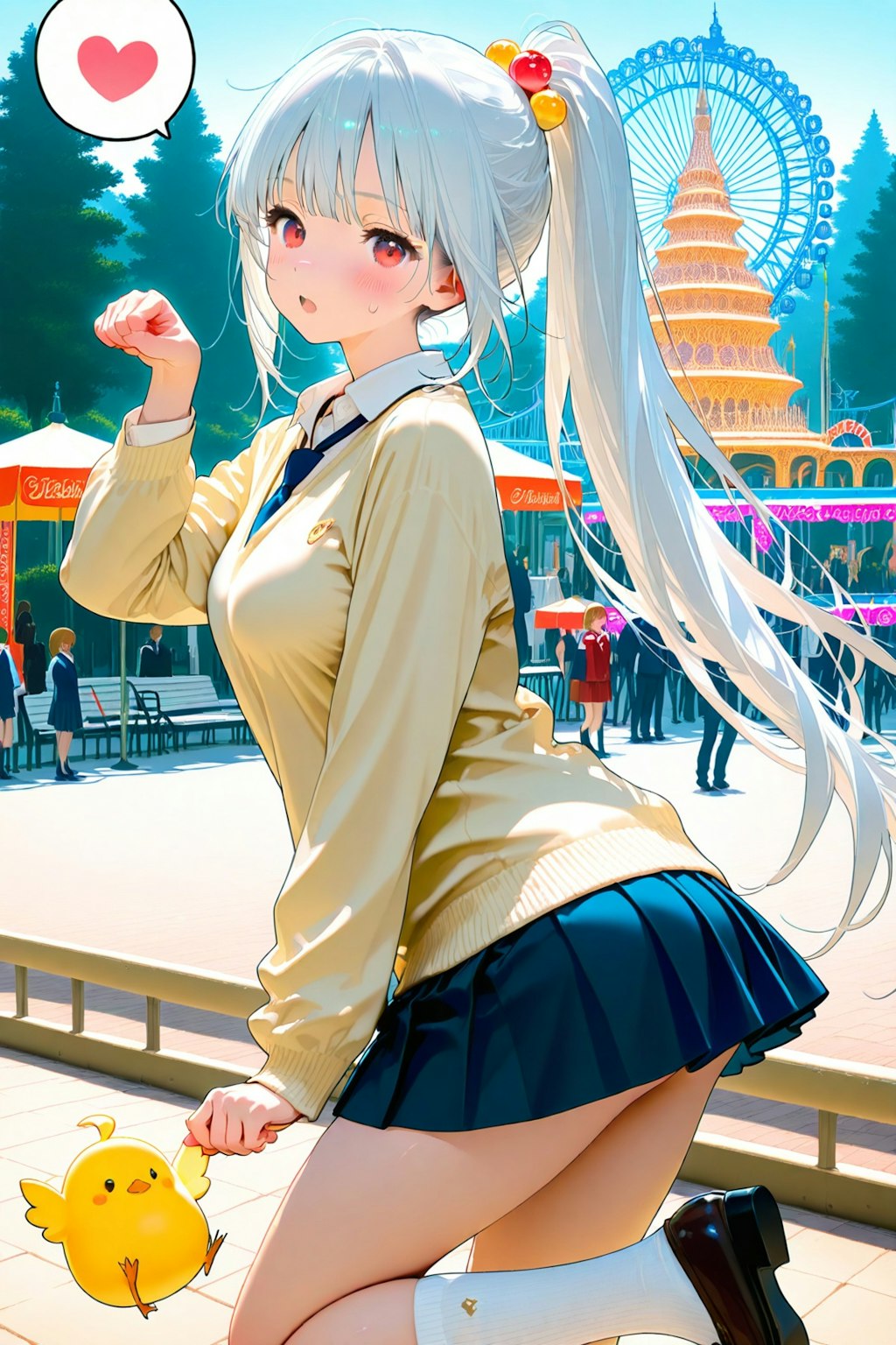 踊る白髪ちゃん