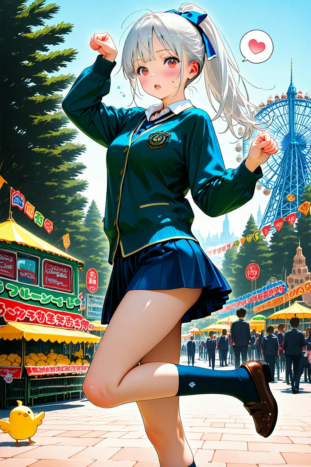 踊る白髪ちゃん