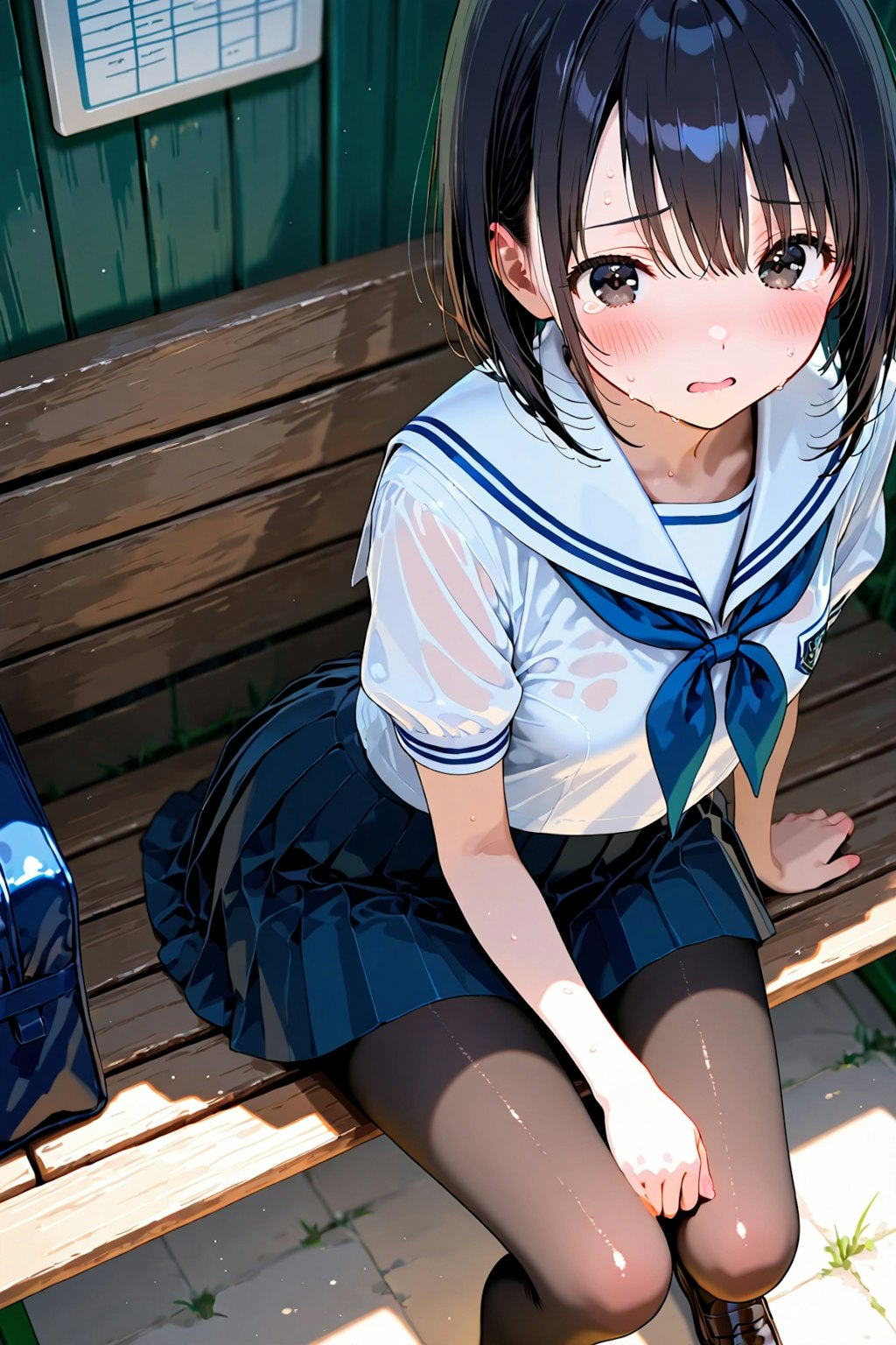 雨上がりの放課後