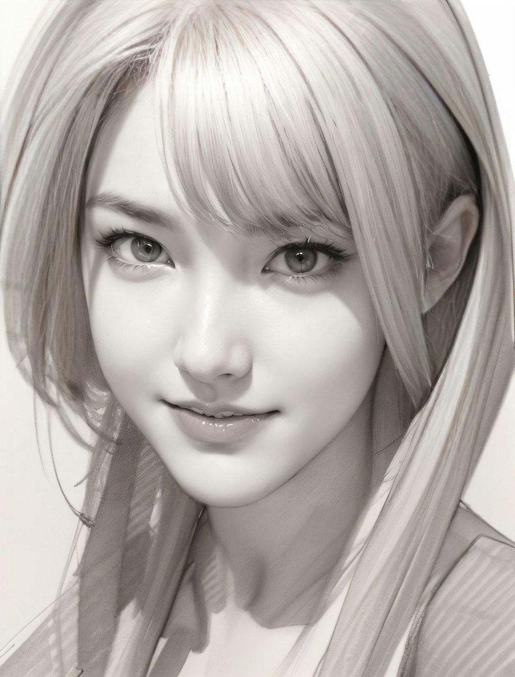 鉛筆画