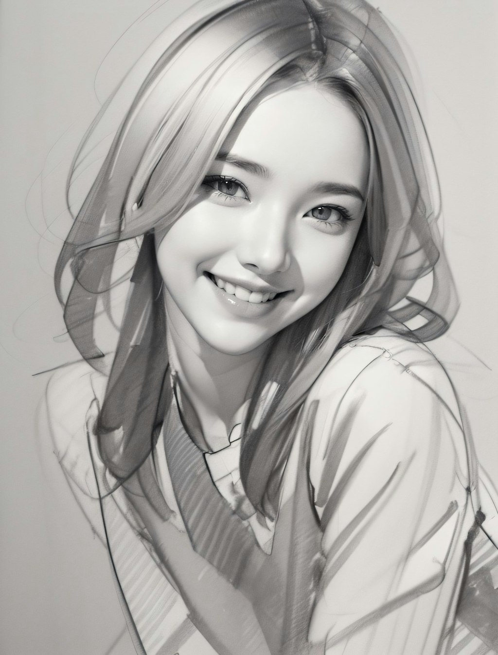 鉛筆画