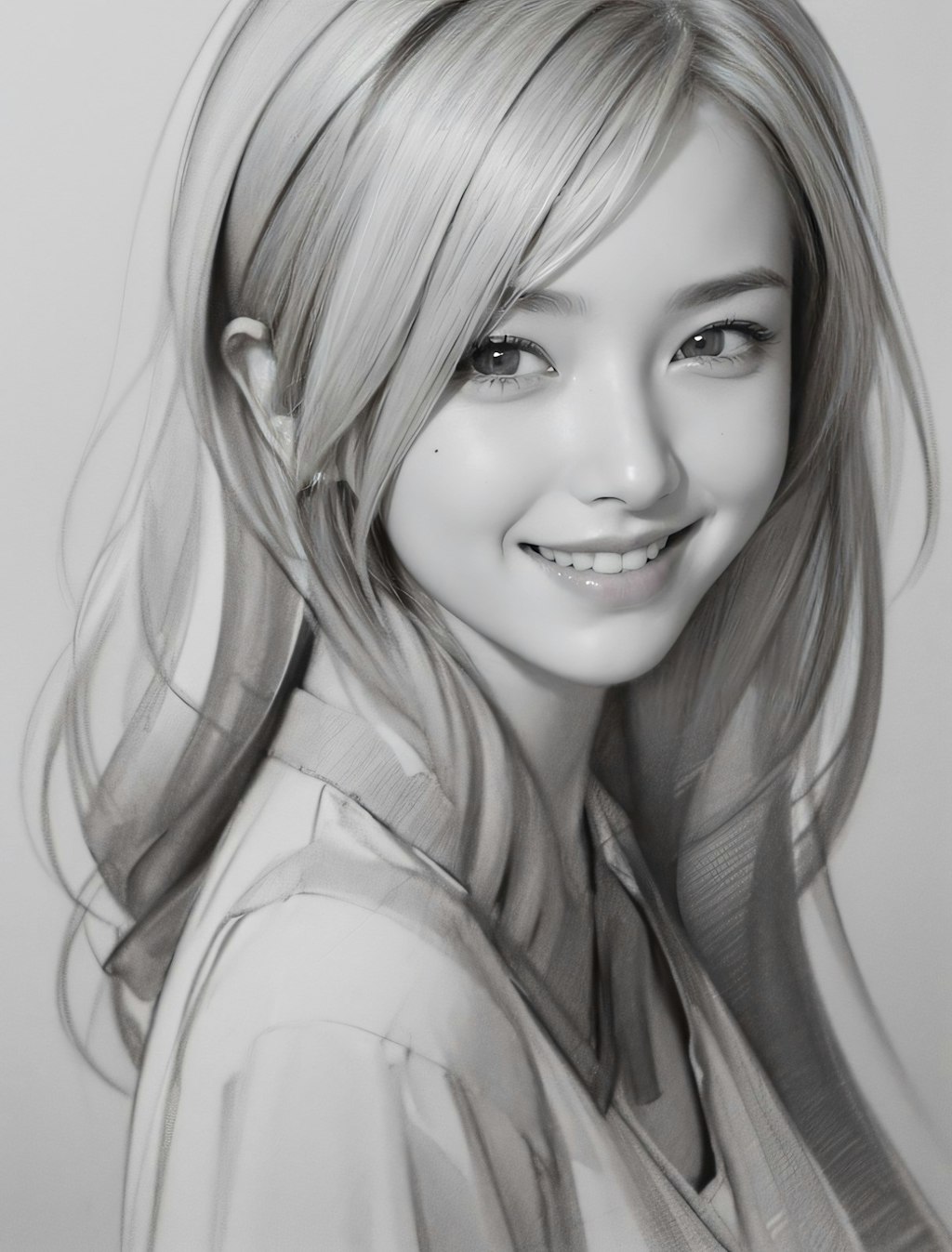 鉛筆画