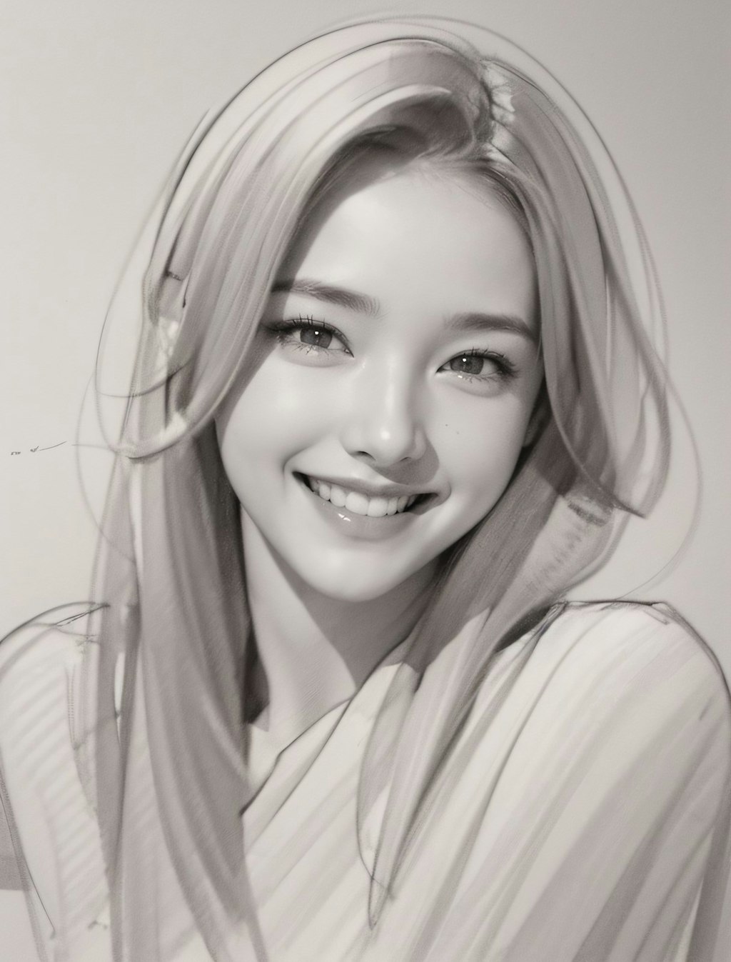 鉛筆画