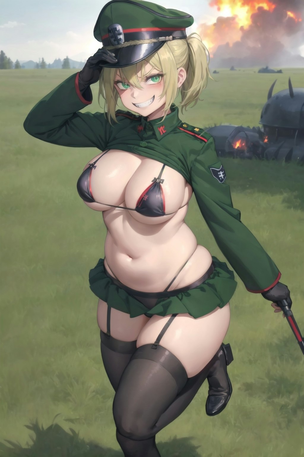 悪魔の女軍人